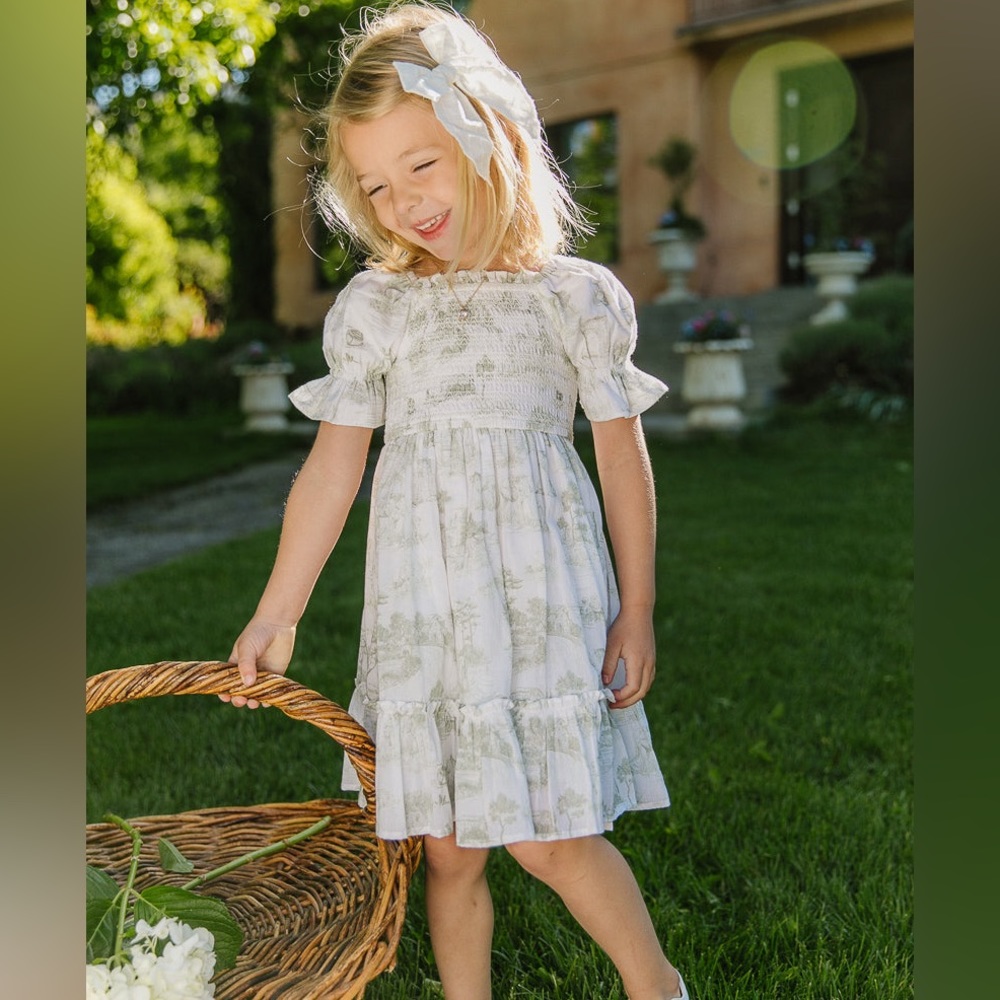 Mini Valencia Dress In Sage | IVY CITY CO